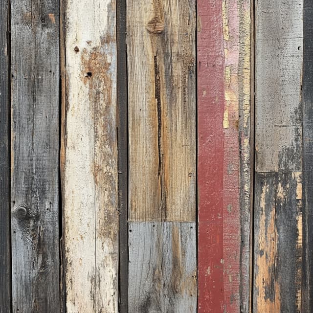 Reclaimed wood in Boho Chic interior