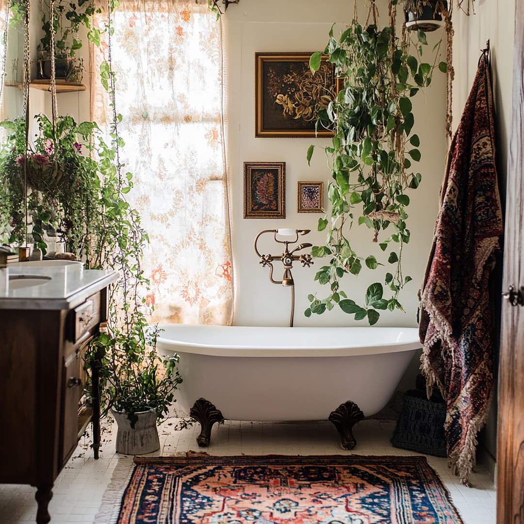 Boho Chic bathroom
