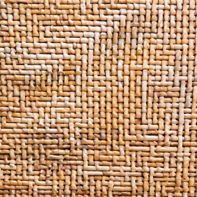 Rattan and natural fibers in Hamptons Coastal interior