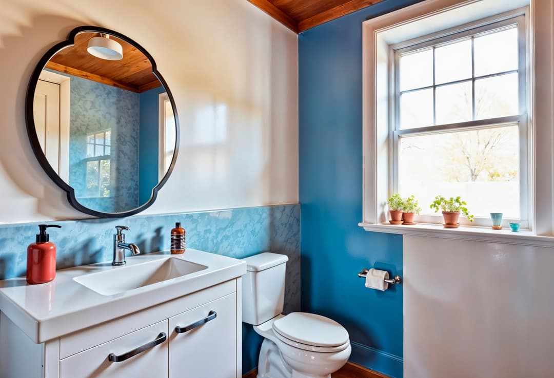 Hamptons Coastal bathroom