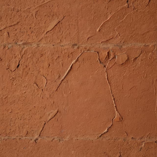 Terracotta pottery in Japandi interior