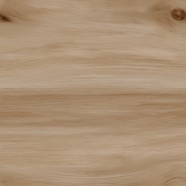 Natural oak and walnut in Japandi interior
