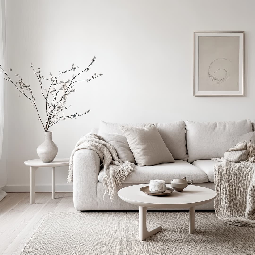 Scandi Minimal living room