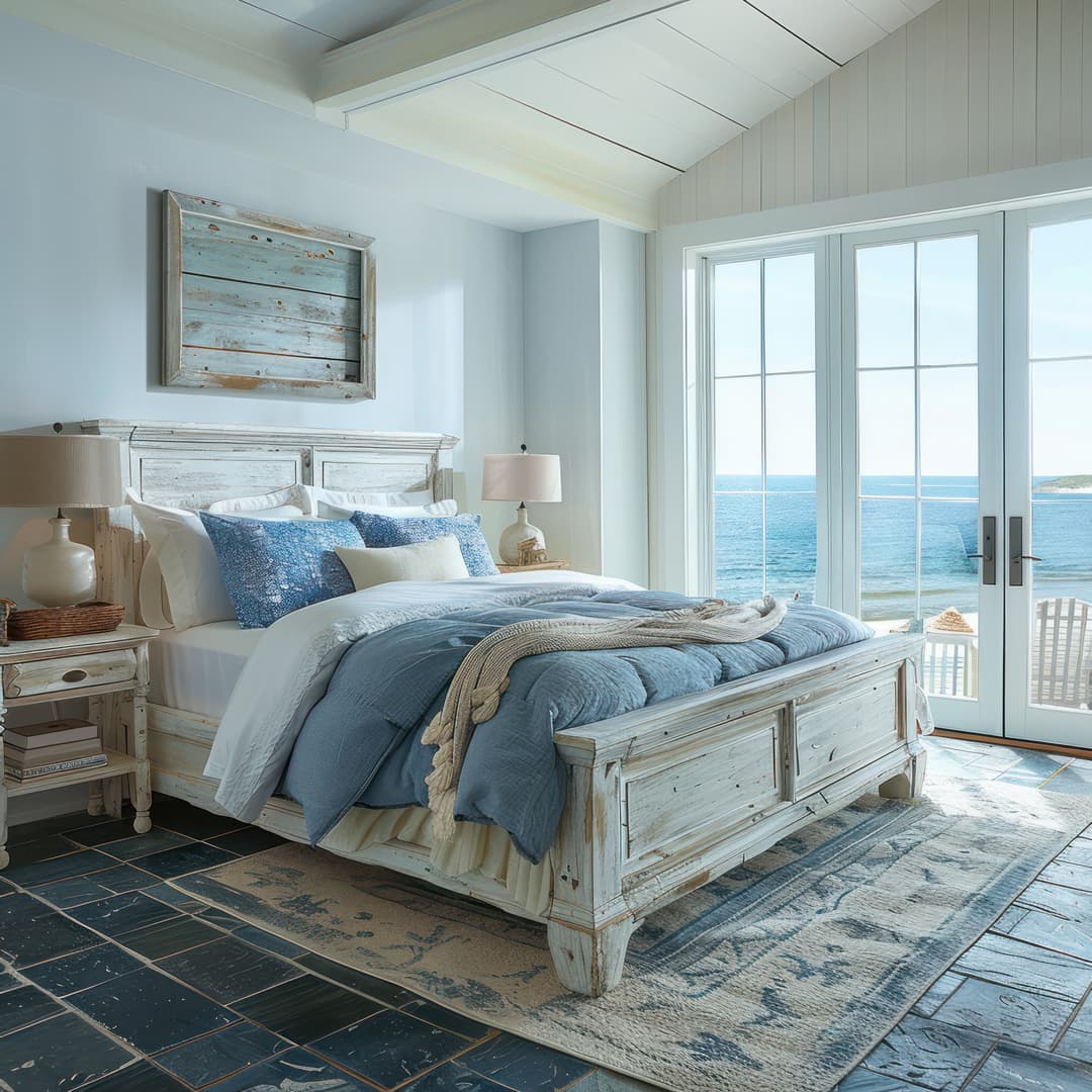 Hamptons Coastal bedroom