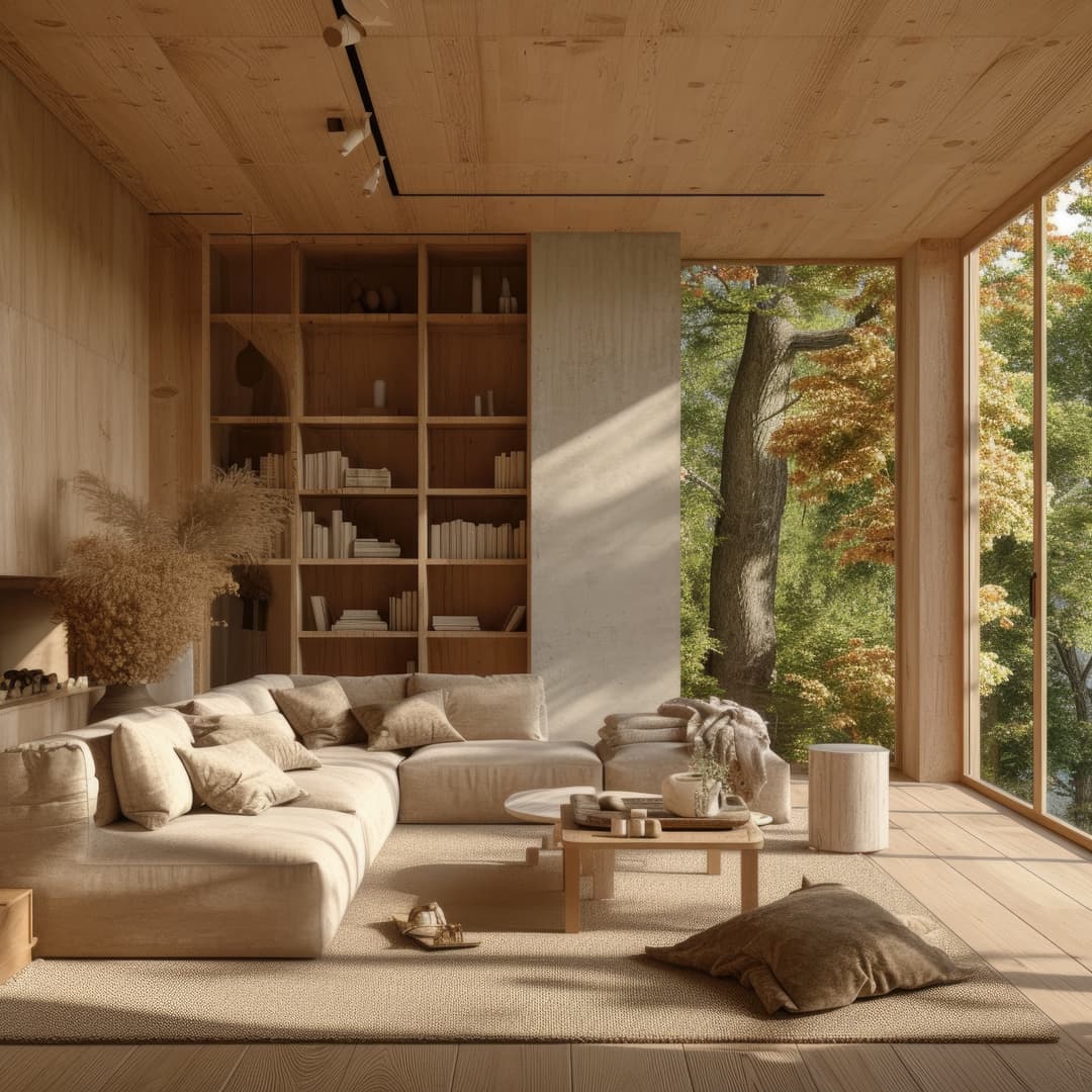 Japandi living room